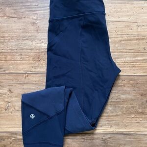 lululemon athletica Navy 3/4 Leggings